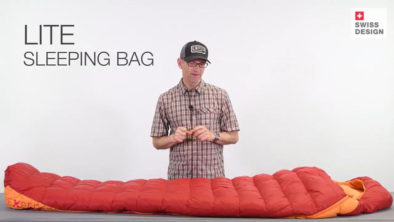 opplanet exped lite sleeping bag video