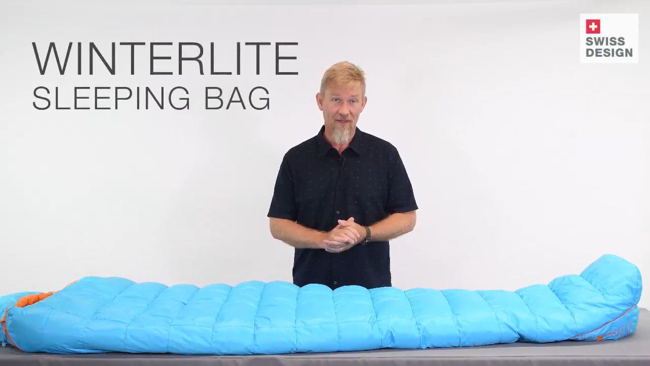 opplanet exped winterlite sleeping bag video