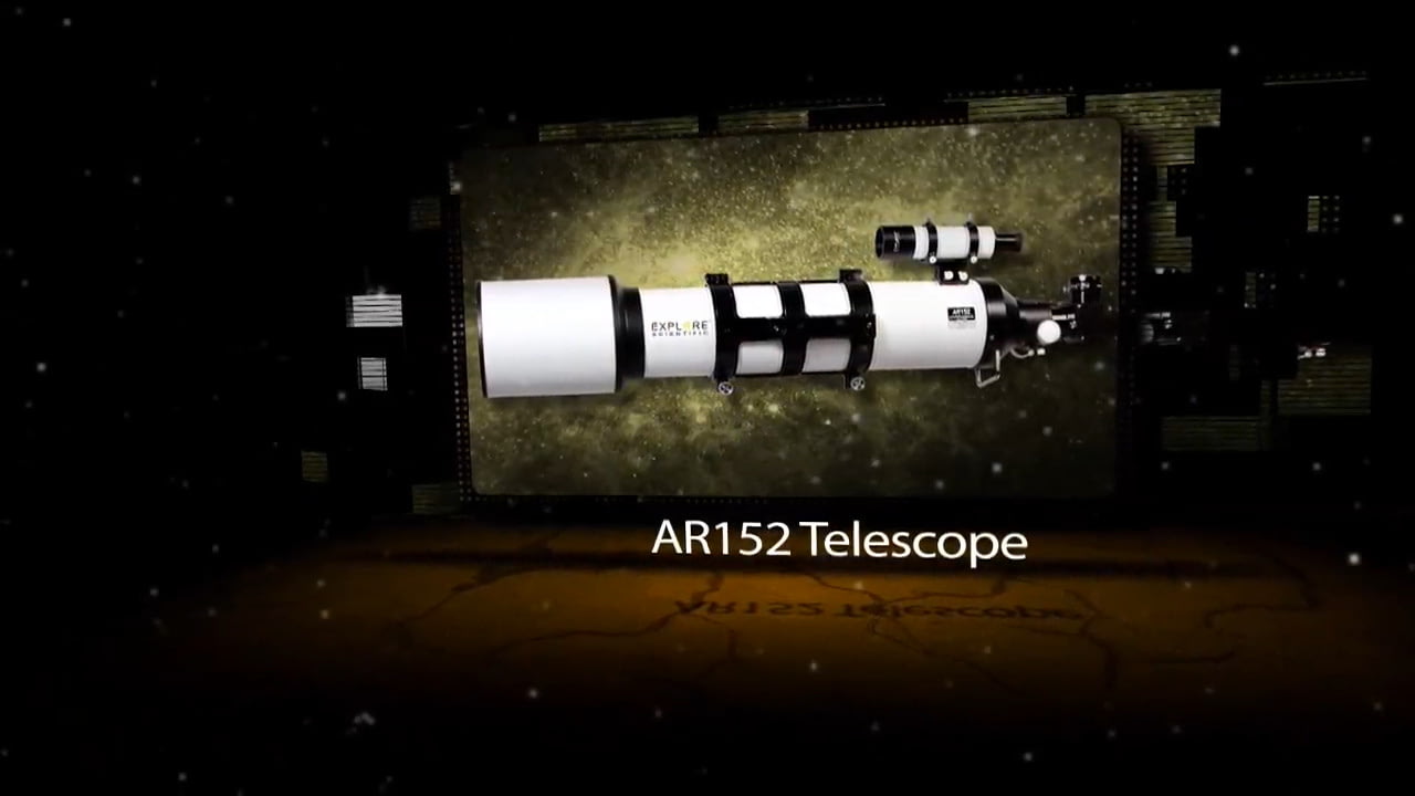 opplanet explore scientific ar152 telescope video