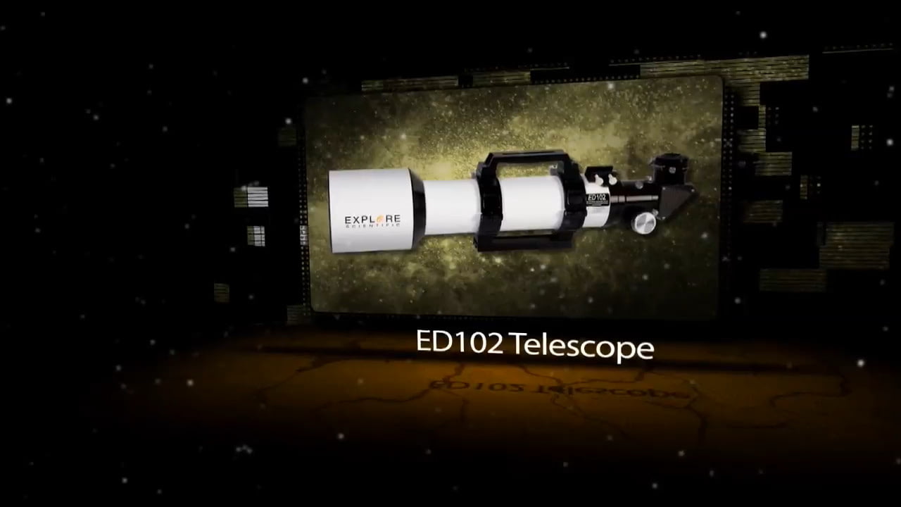 opplanet explore scientific ed102 telescope video