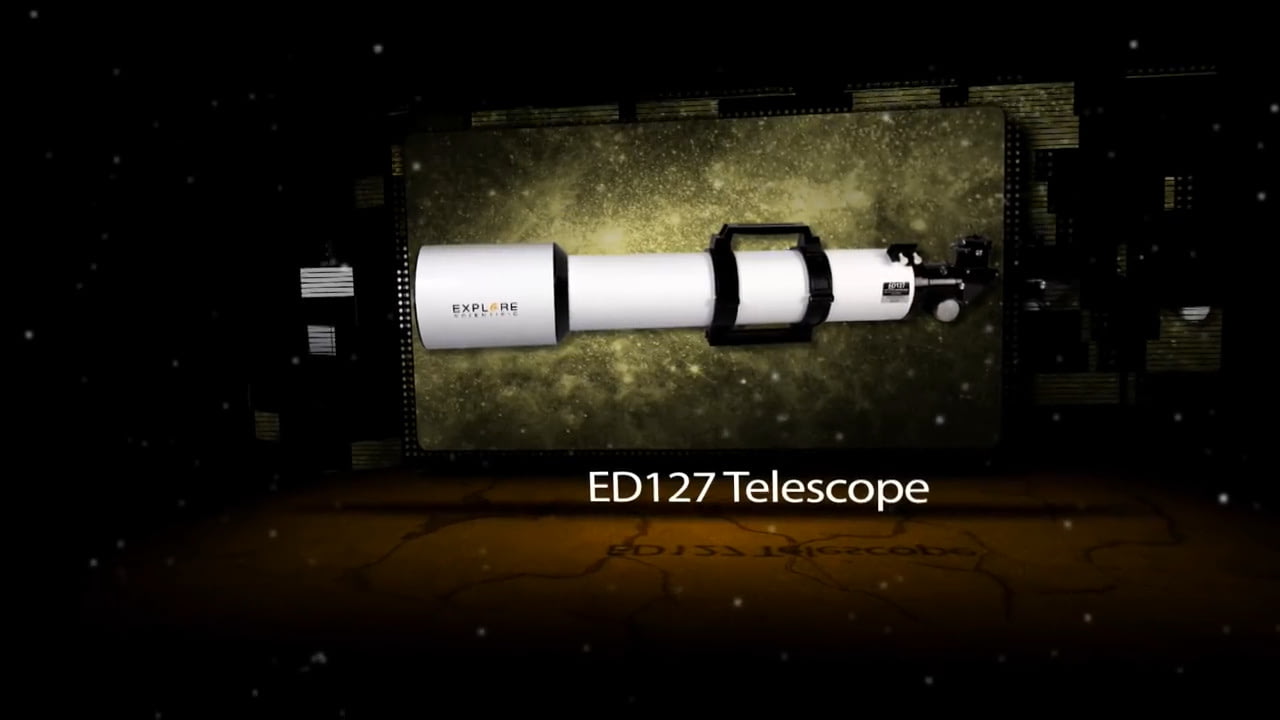 opplanet explore scientific ed127 telescope video
