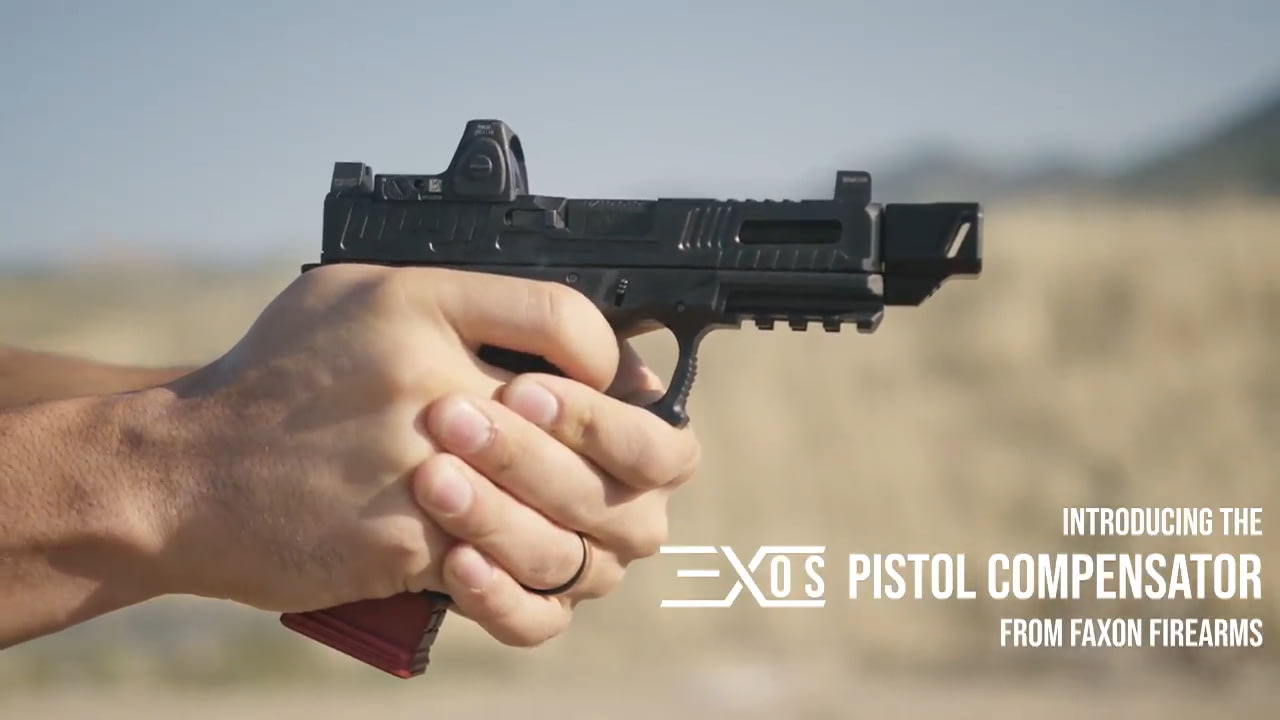 opplanet faxon firearms exos pistol compensators video