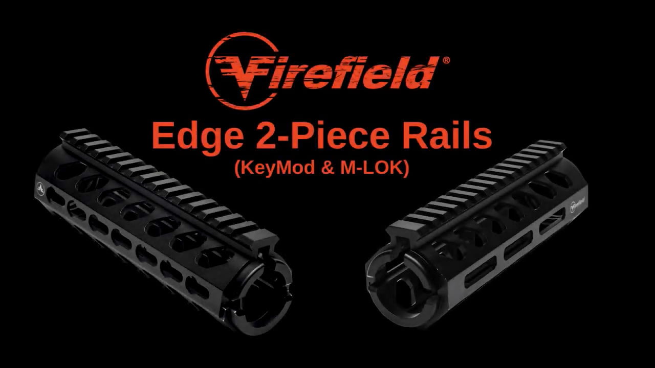 opplanet firefield edge 2 piece keymod and m lok rail system video