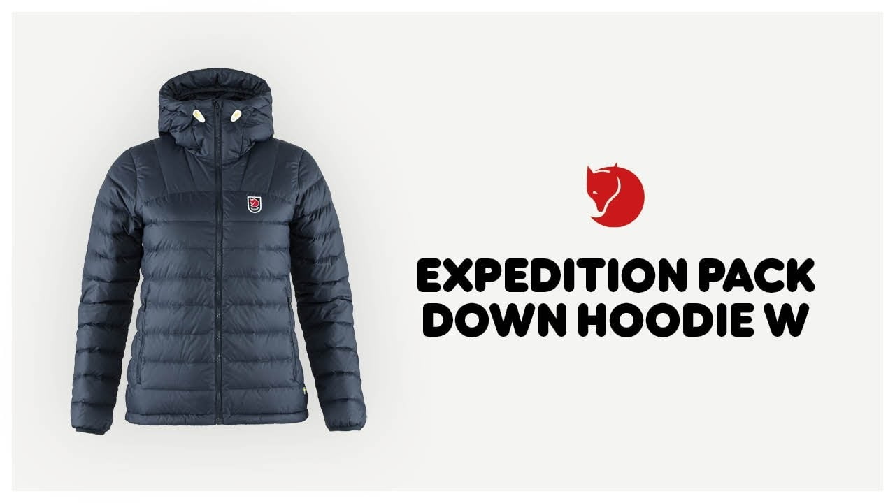 opplanet fjallraven expedition pack down hoodie w video