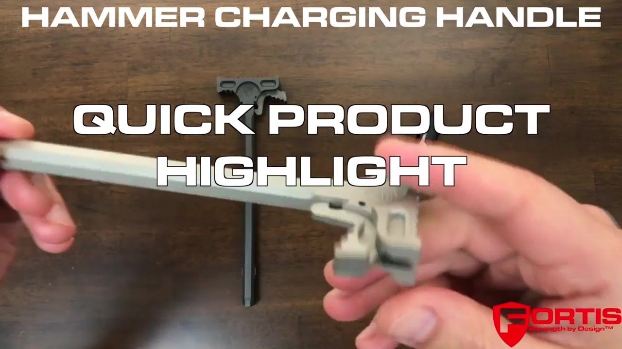 opplanet fortis hammer charging handle video