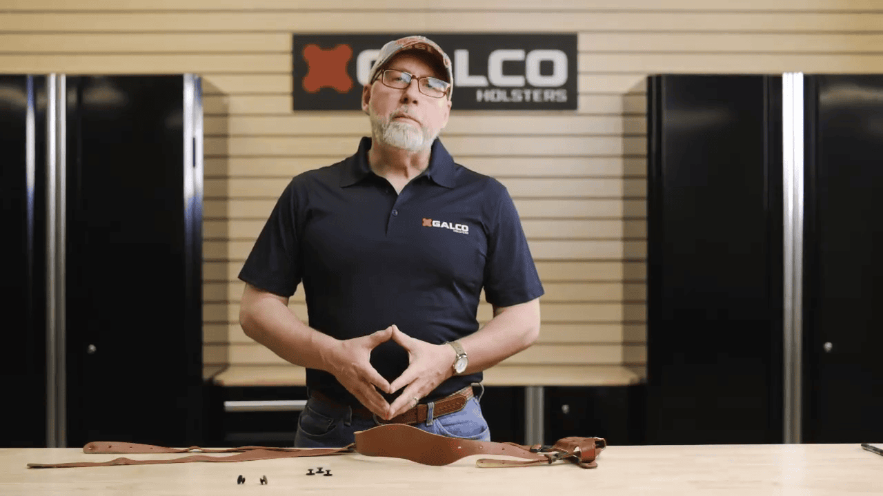 opplanet galco fletch high ride premium steerhide owb belt holster ni 1 video