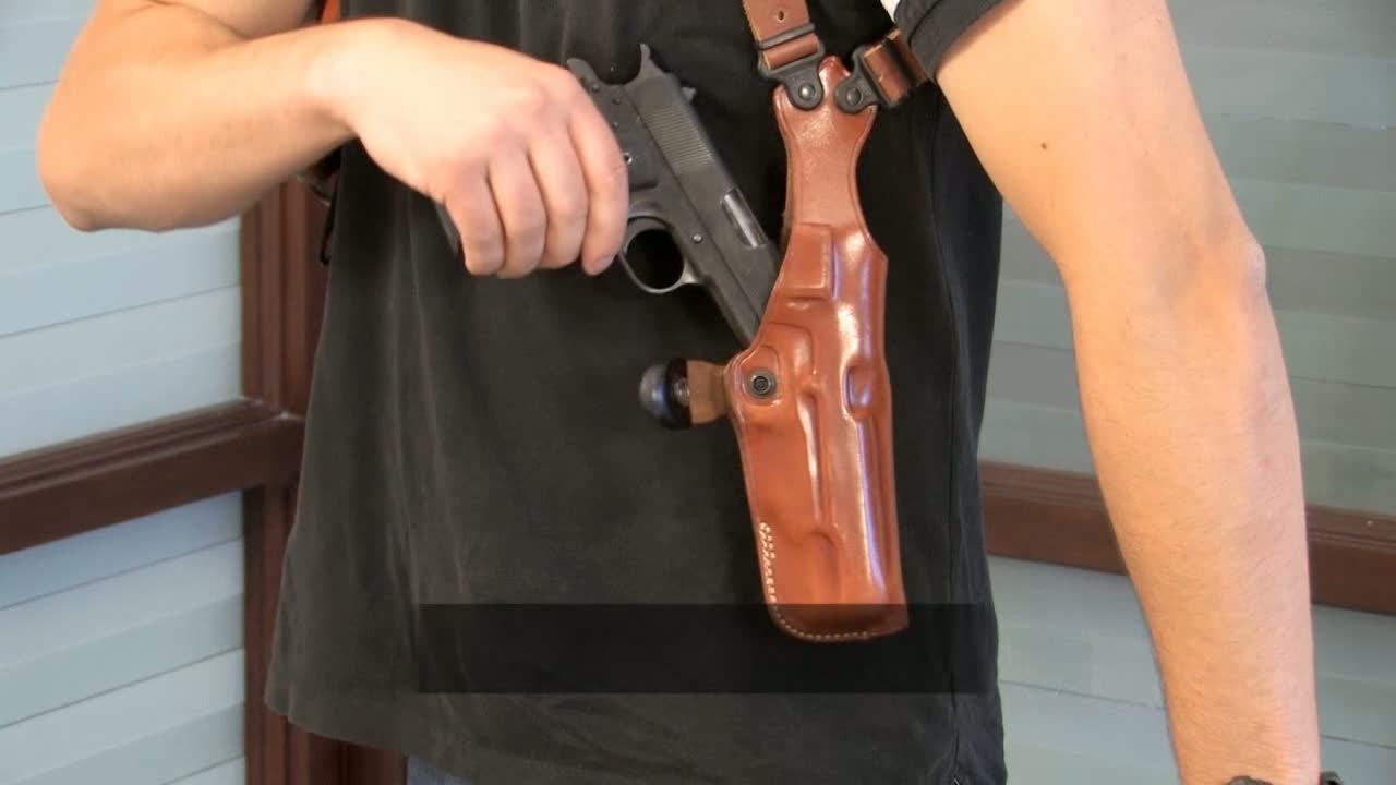 opplanet galco vertical shoulder rig holster system