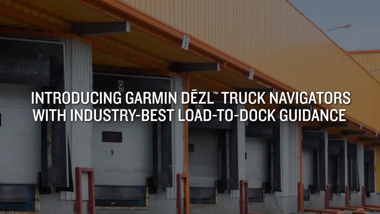 opplanet garmin dezl truck navigators provide industry best load to dock guidance video