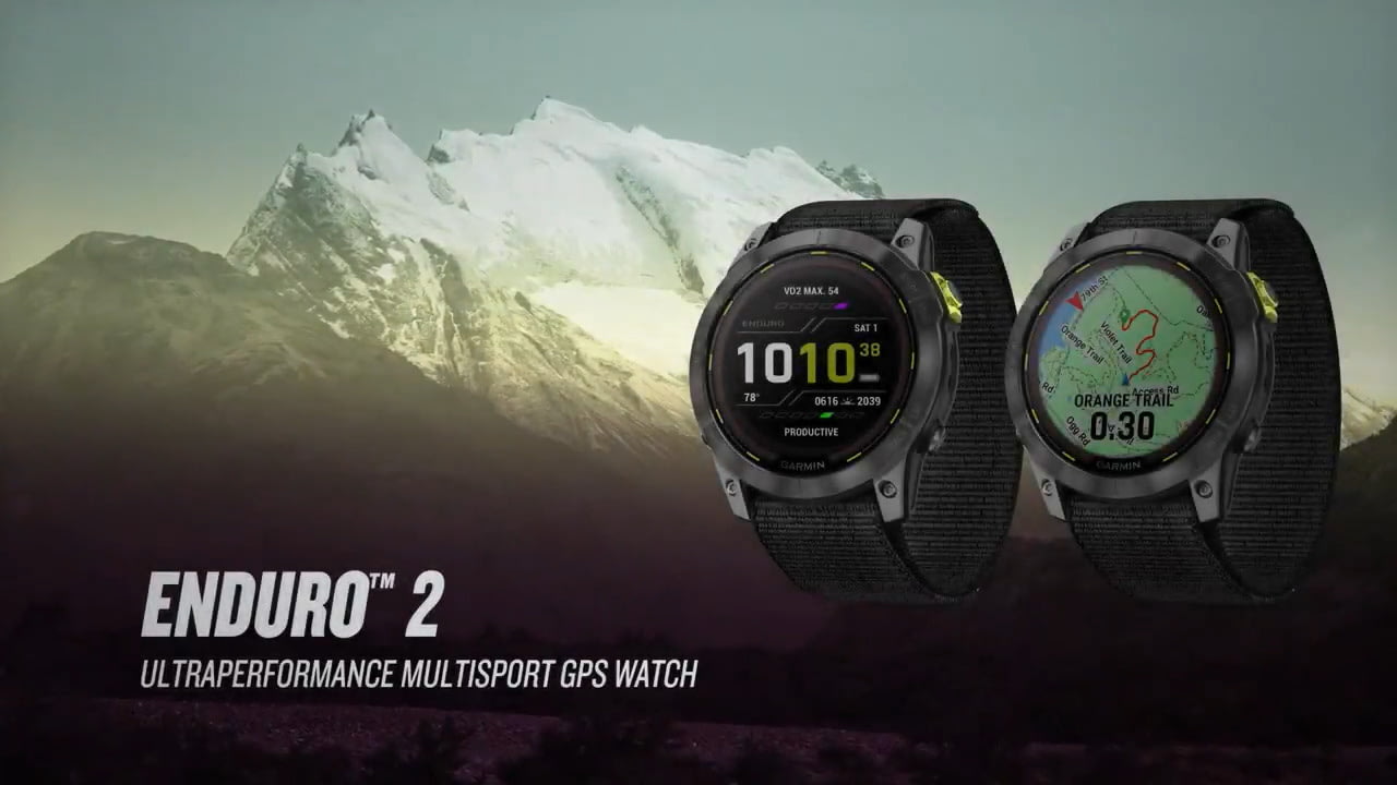 opplanet garmin enduro 2 ultraperformance gps smartwatch video