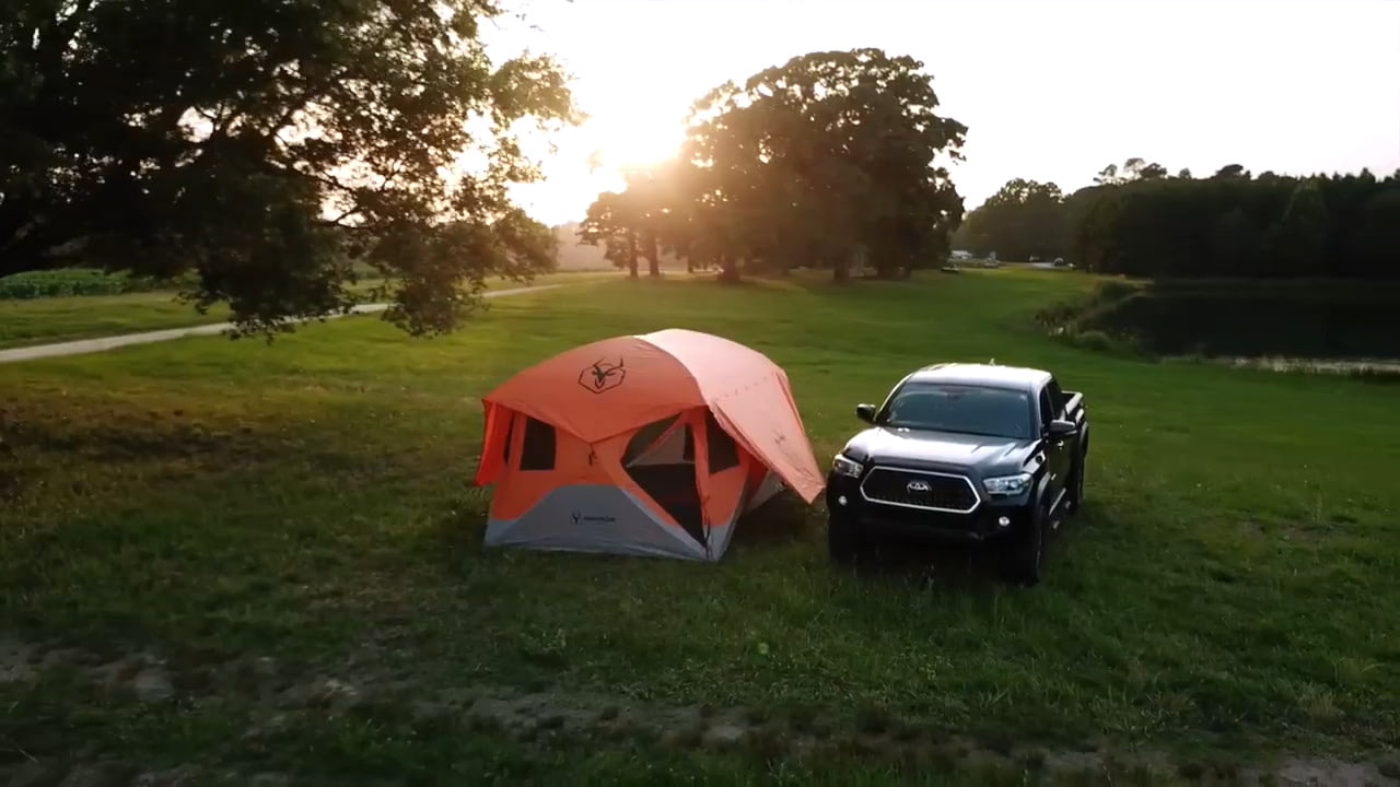 opplanet gazelle t8 8 person hub tent video