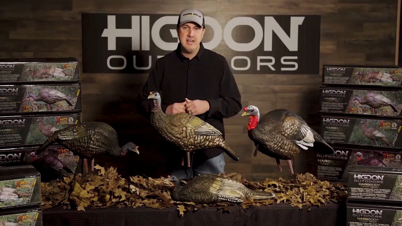 opplanet higdon outdoors laydown hen turkey decoy video