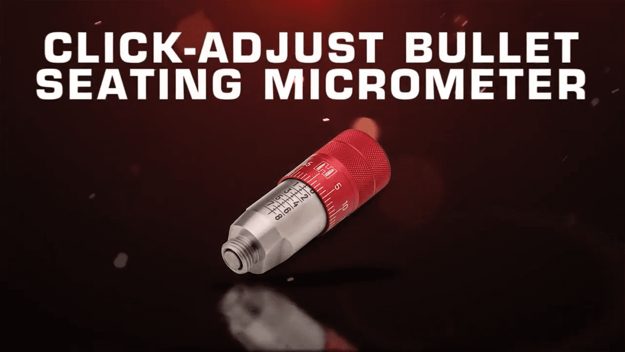 opplanet hornady click adjust bullet seating micrometer video