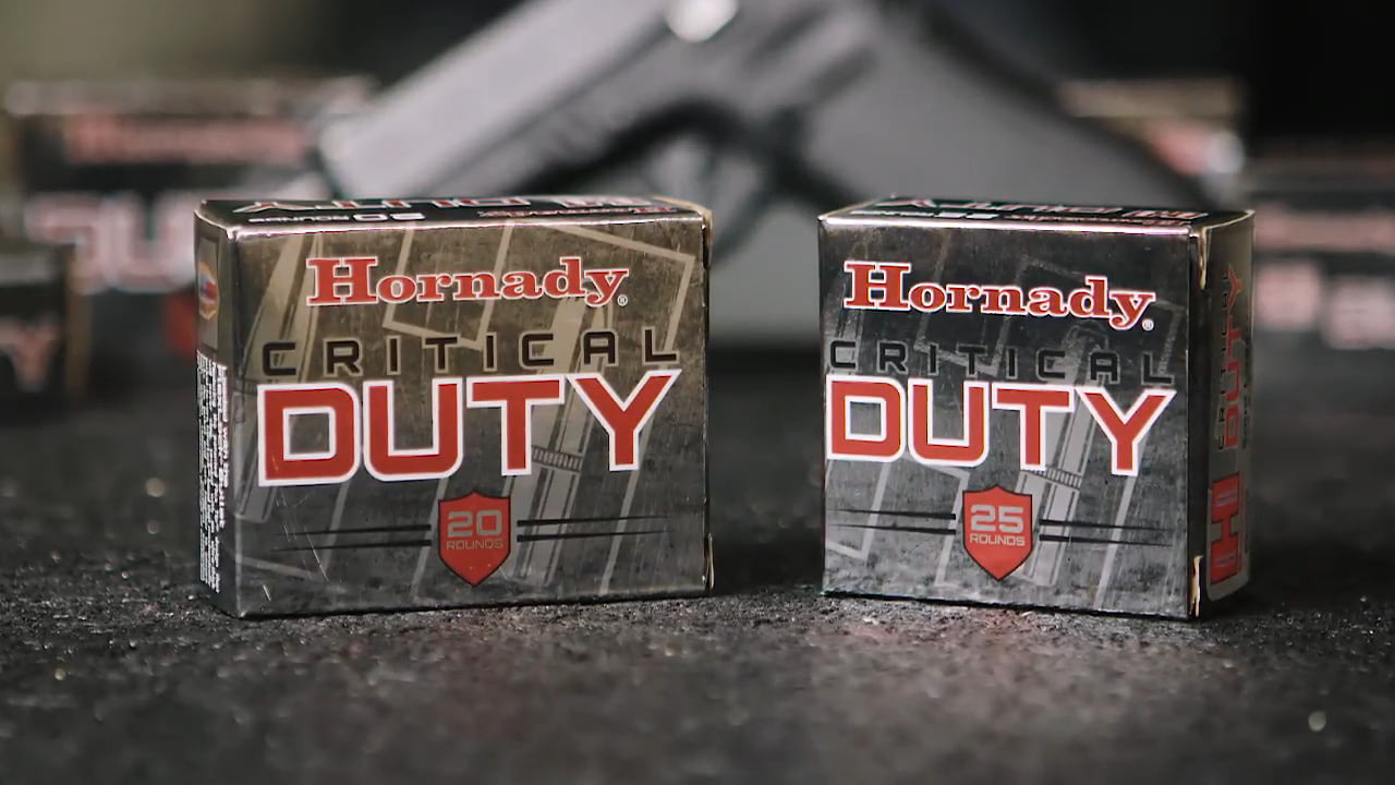opplanet hornady critical duty tested and selected video