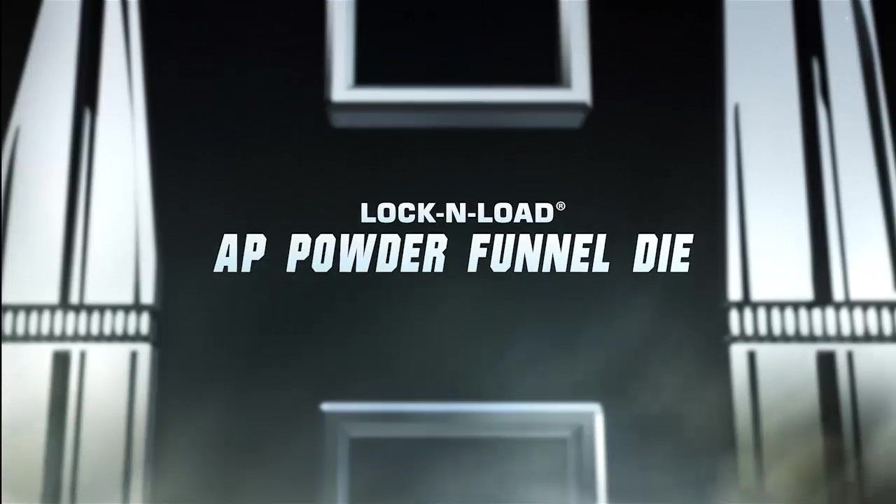 opplanet hornady lock n load ap powder funnel die video