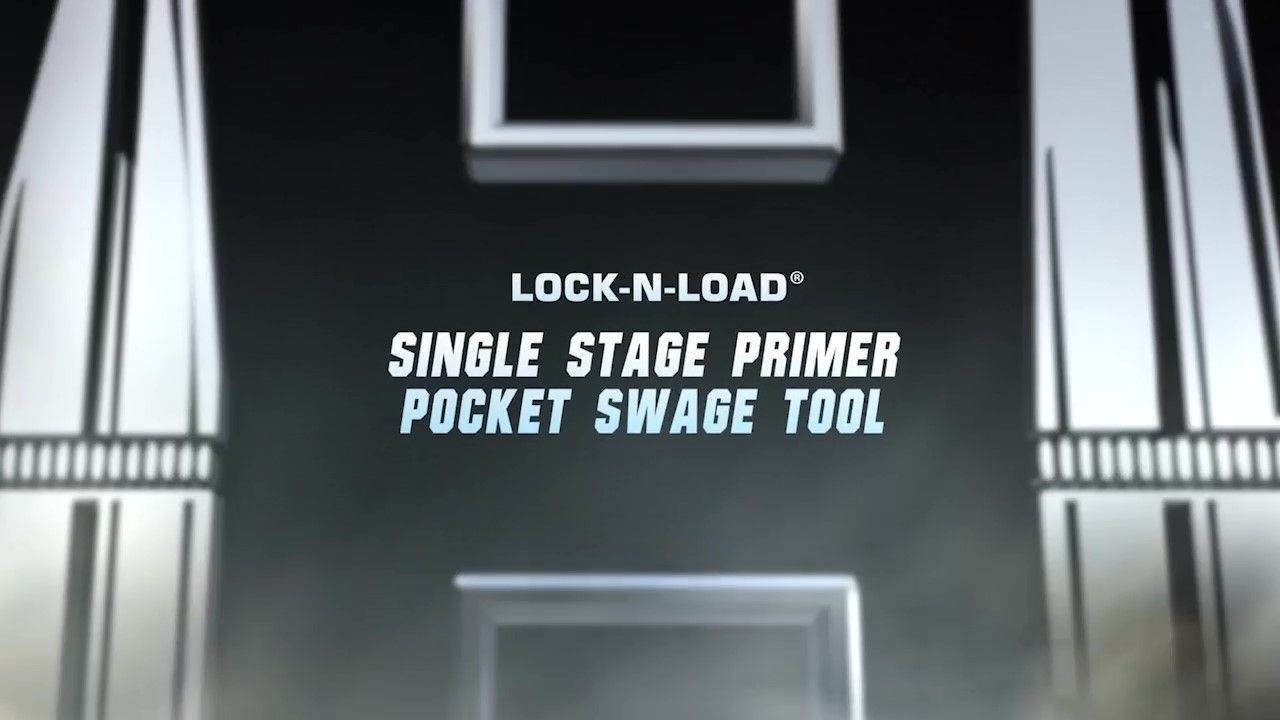 opplanet hornady lock n load single stage primer pocket swage tool video