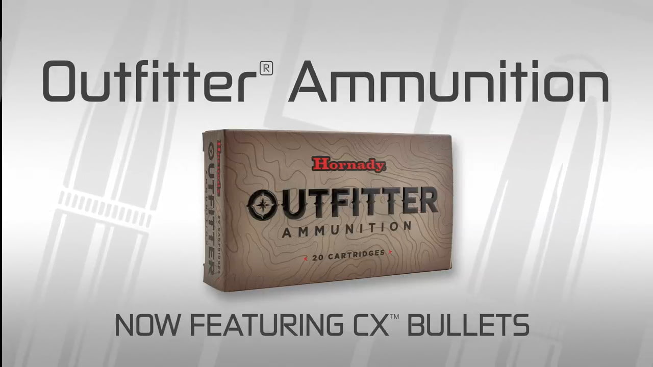 opplanet hornady outfitter ammunition now loaded with cx bullets video