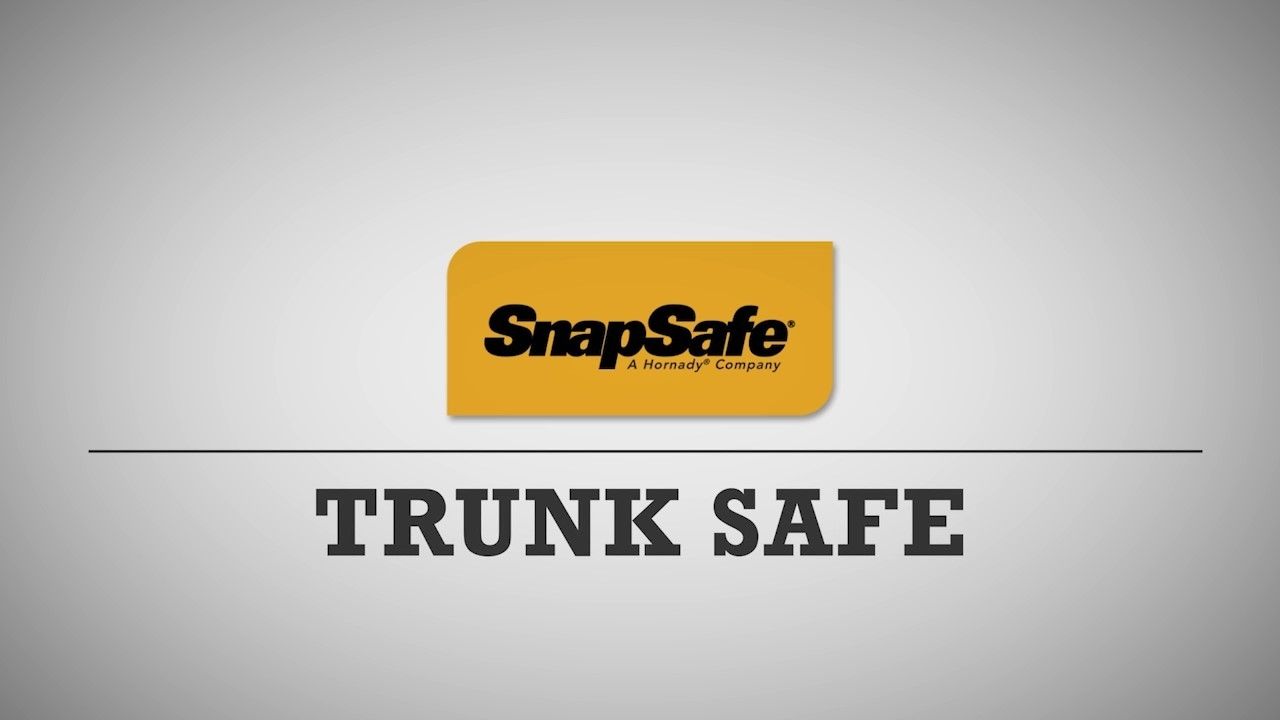 opplanet hornady snapsafe trunk safe video