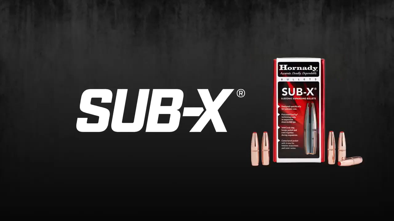 opplanet hornady sub x bullets overview video