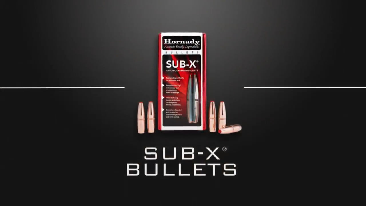 opplanet hornady sub x bullets video