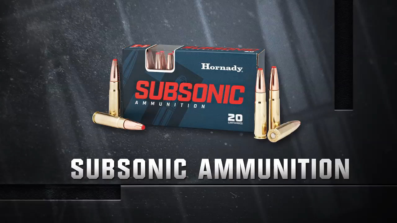 opplanet hornady subsonic ammunition video
