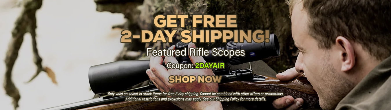 Get Free 2-Day Shipping On Featured Rifle Scopes