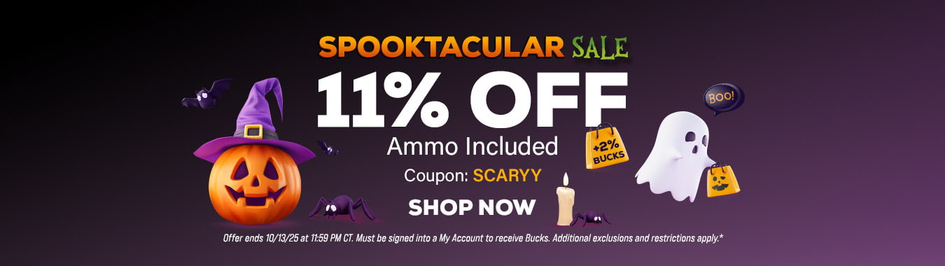 Spooktacular Sale: 11% OFF, Ammo Included