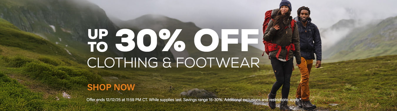 Up to 30% OFF Clothing & Footwear