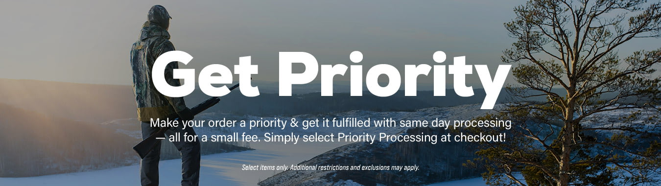 Make your order a priority & get it fulfilled with same day processing— all for a small fee. 
