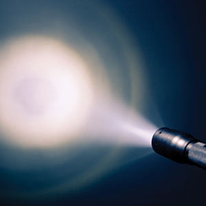 wide flashlight beam