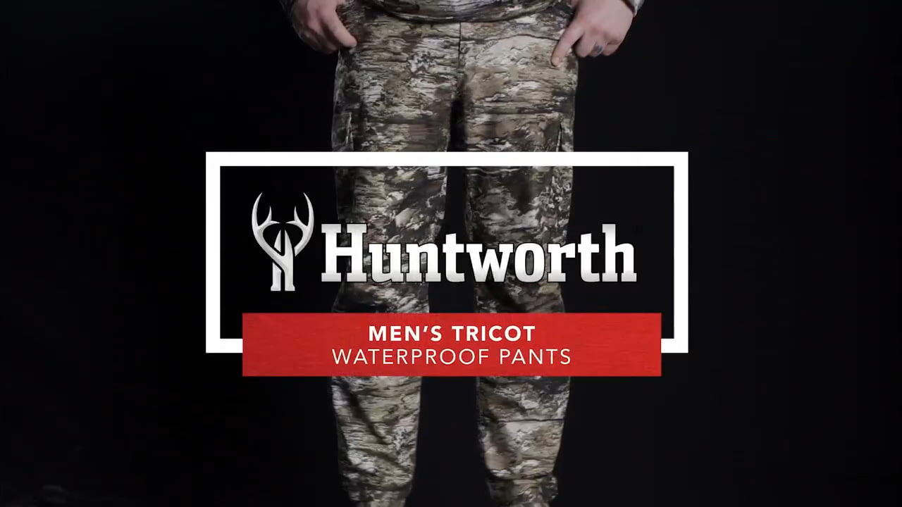 opplanet huntworth 9372 mens tricot pants tarnen waterproof video
