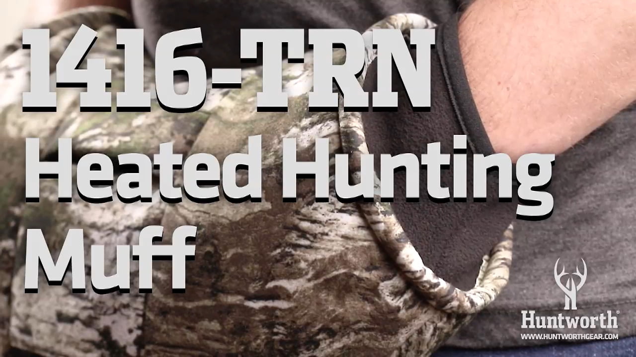 opplanet huntworth mammoth heated trn windproof insulated hunting hand muff video