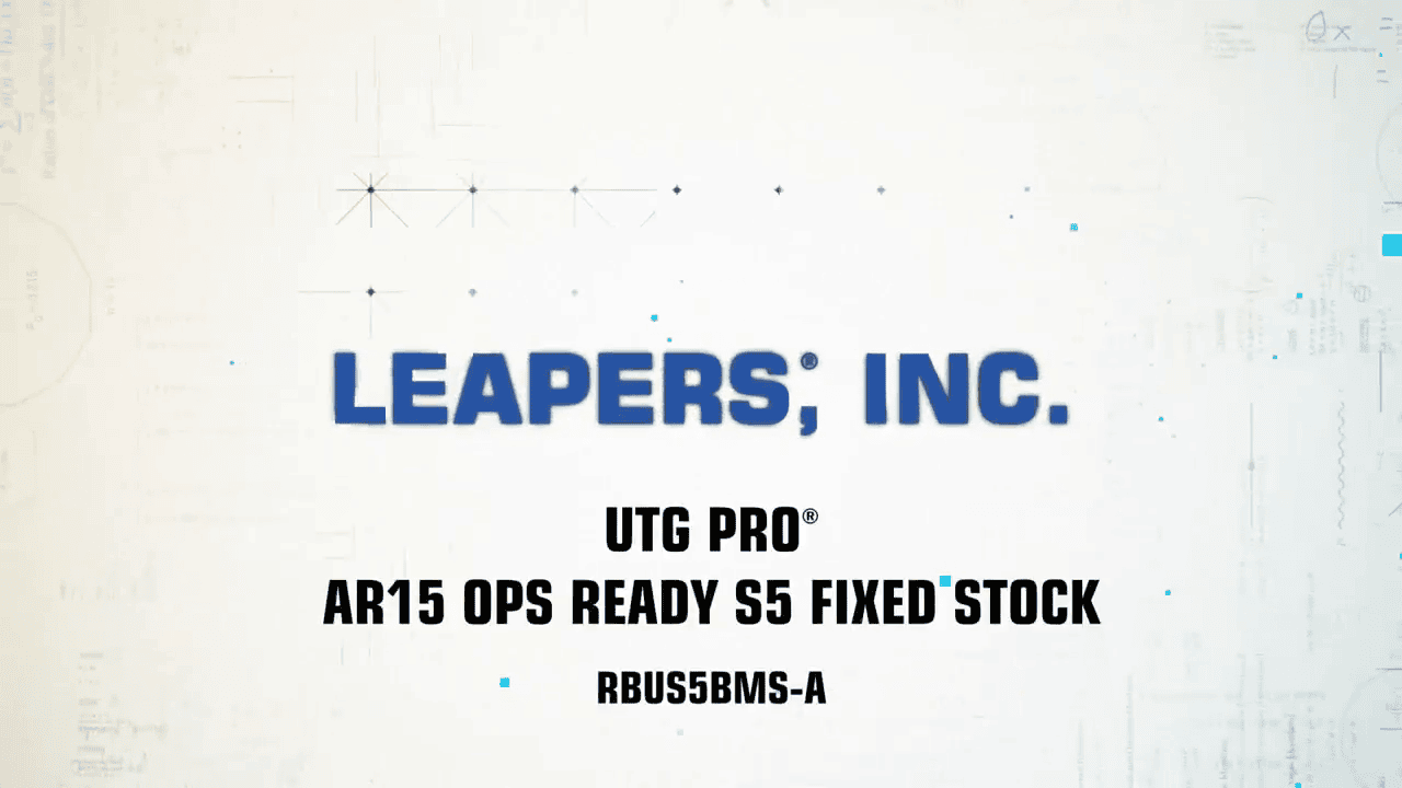 opplanet introduction and how to install your leapers utg your leapers rbus5bms a fixed buttstock video