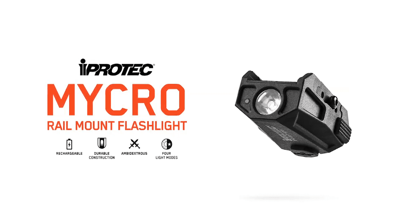 opplanet iprotec mycro rail mount flashlight video