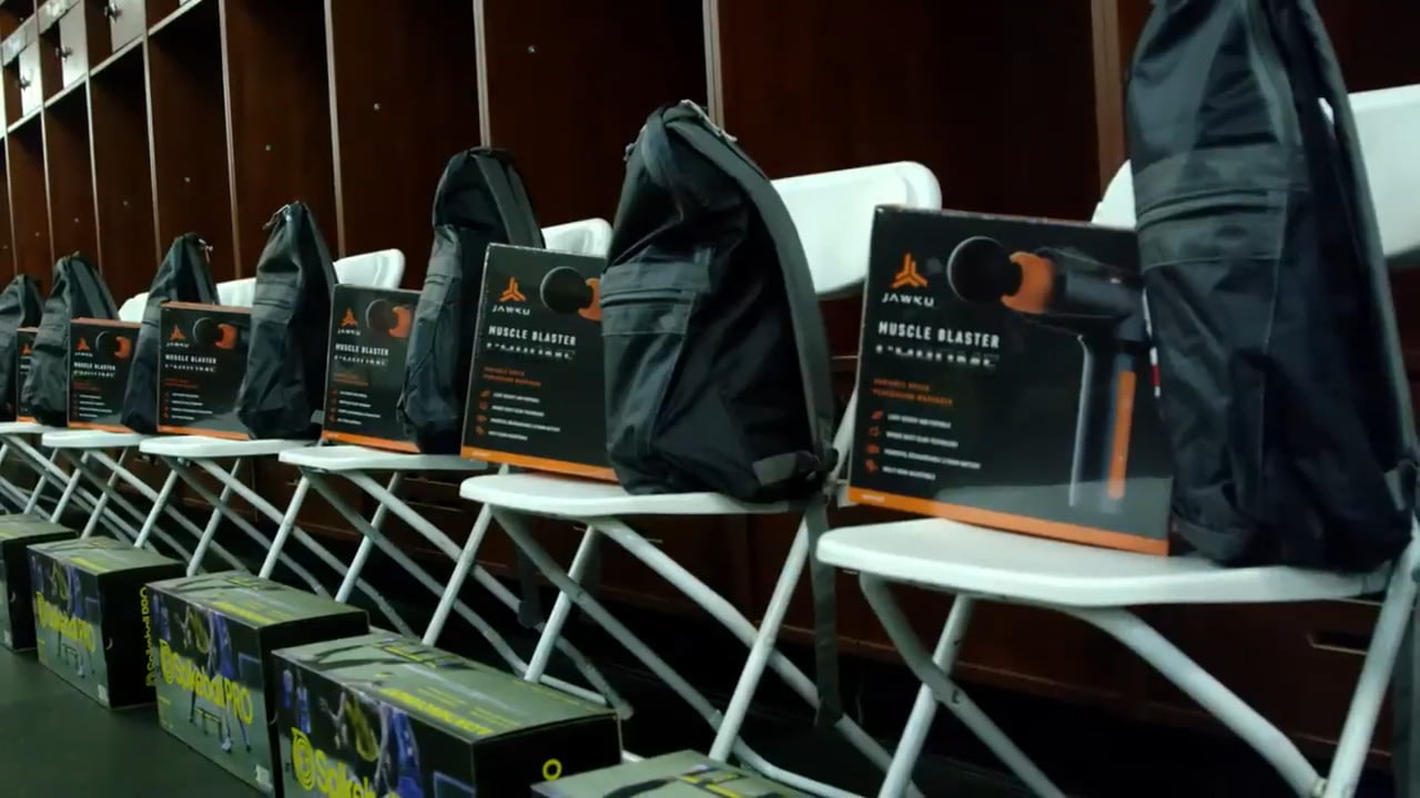 opplanet jawku at the celebrity sweat flag football challenge super bowl liv video