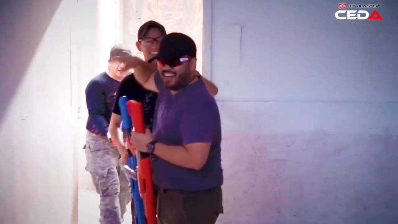 opplanet jet blaster ceda omni foam blasters dominate office warfare video