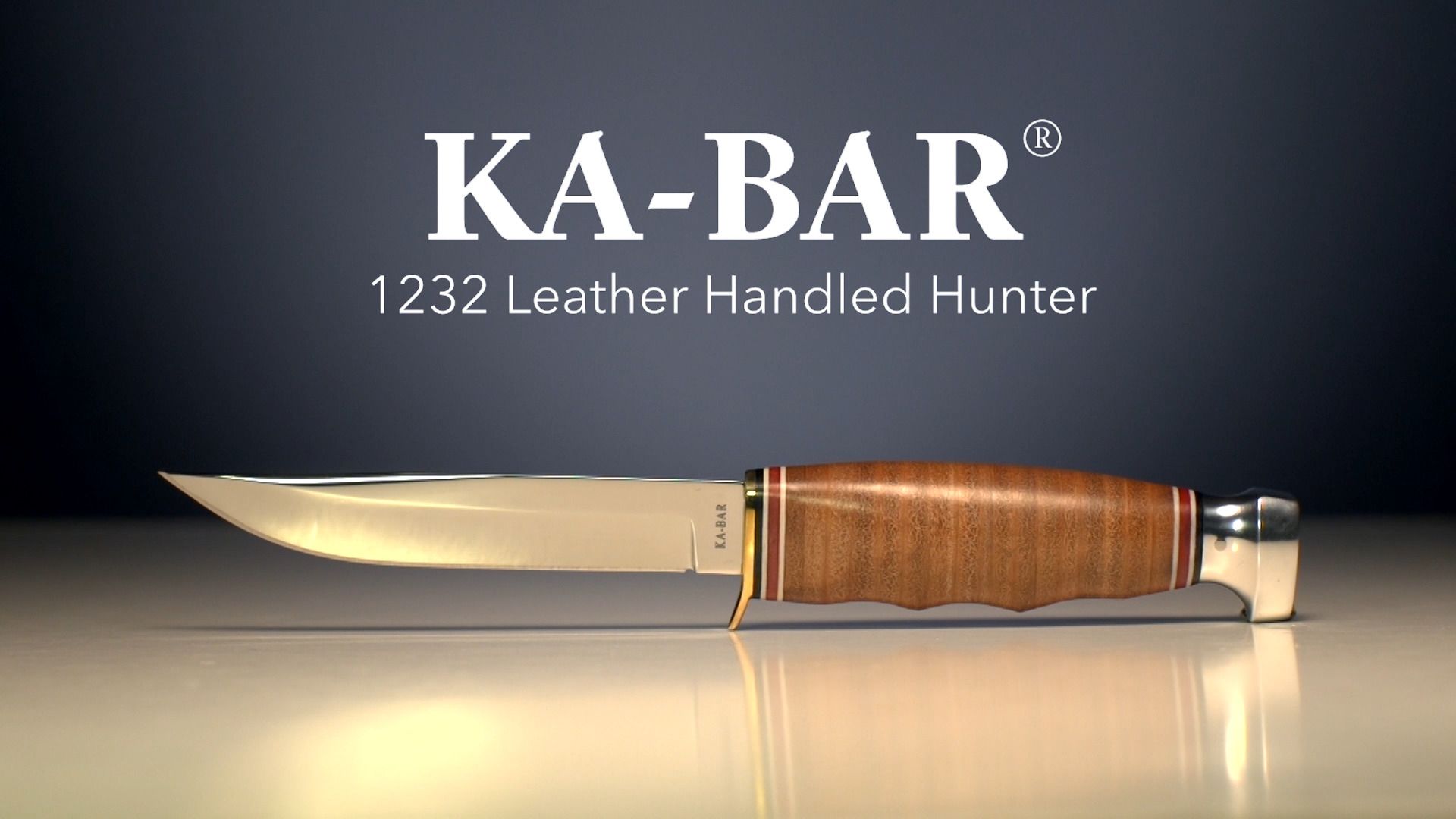 opplanet ka bar knives 1232 leather handled hunter video
