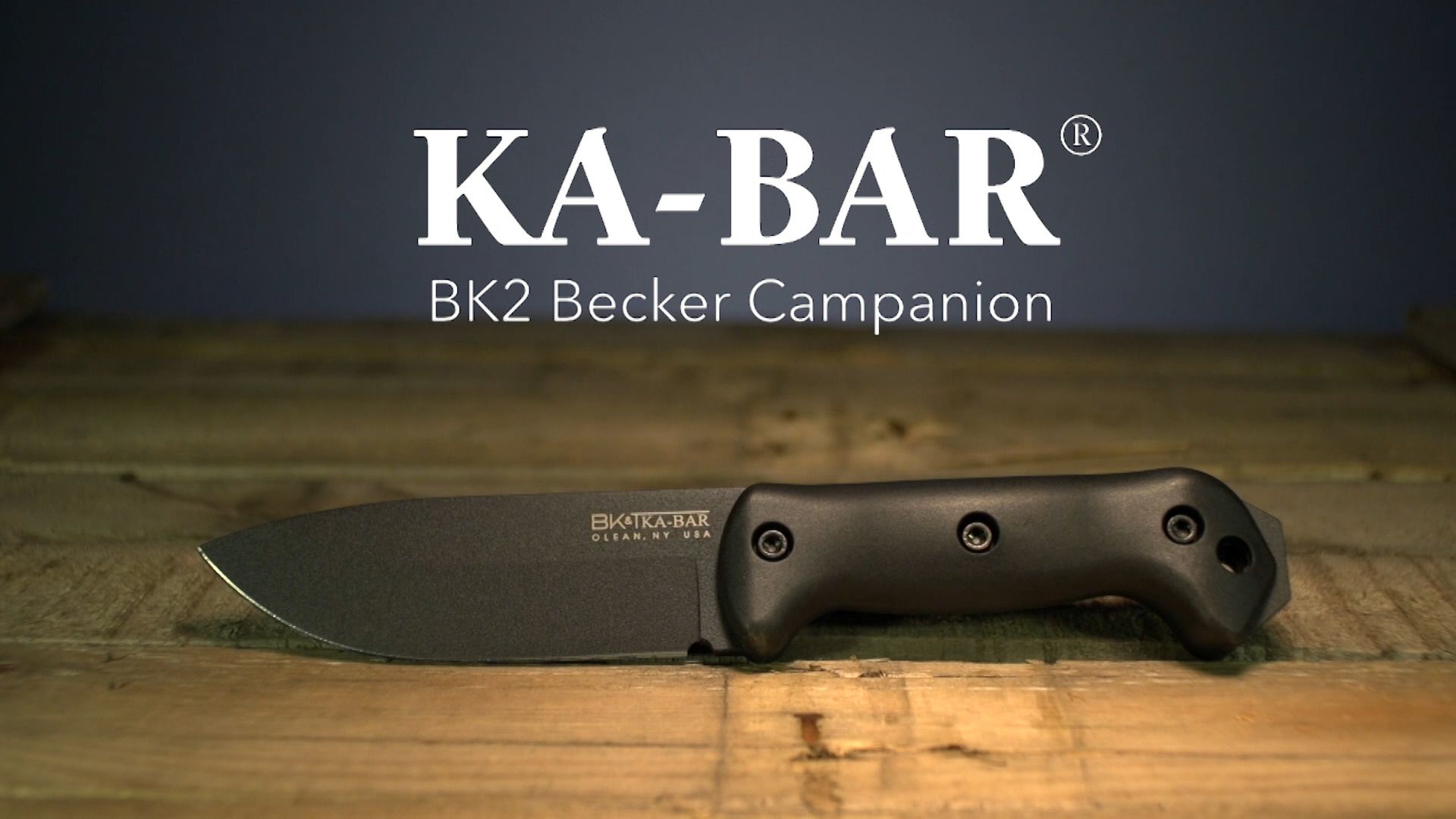 opplanet ka bar knives bk2 becker companion knife video