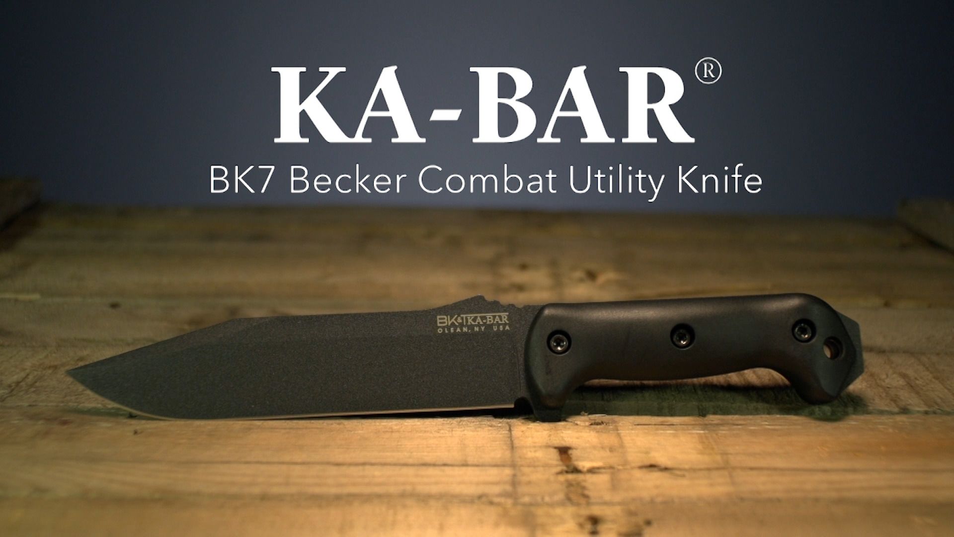 opplanet ka bar knives bk7 becker combat utility knife video