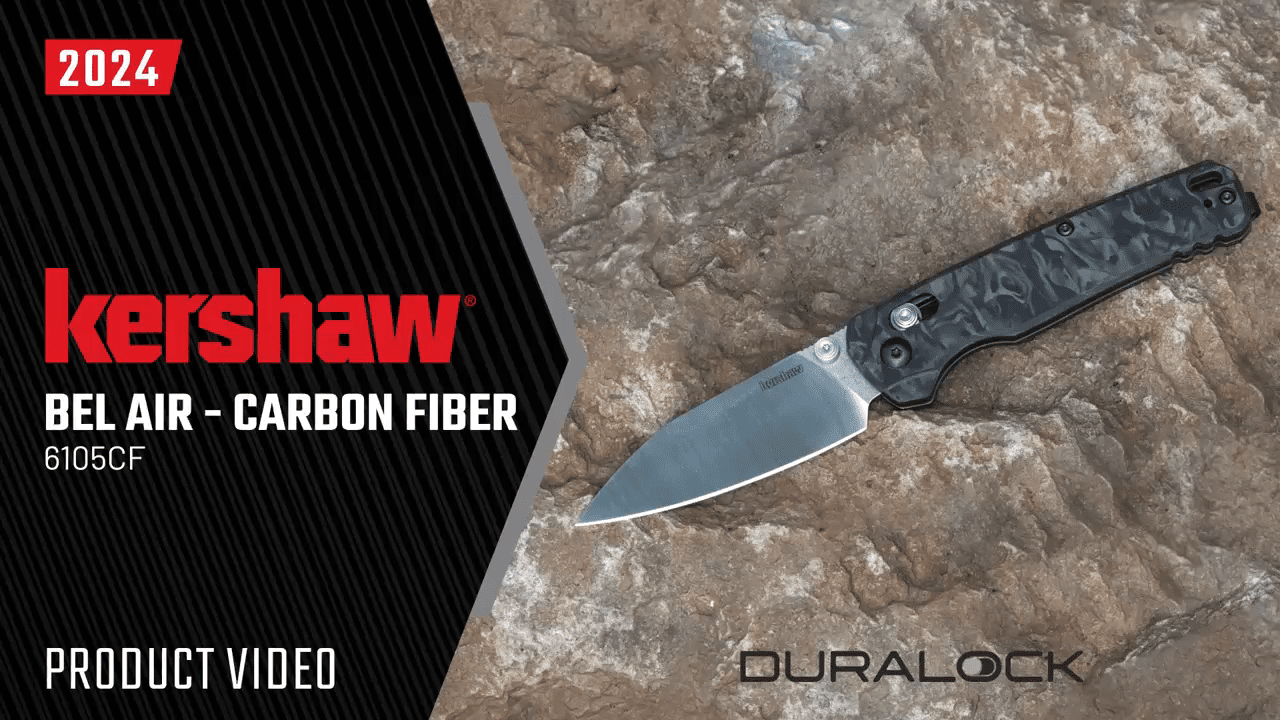 opplanet kershaw bel air carbon fiber model 6105cf video