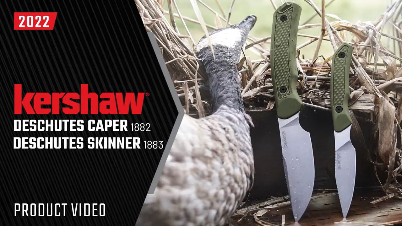 opplanet kershaw deschutes caper and skinner models 1882 and 1883 video
