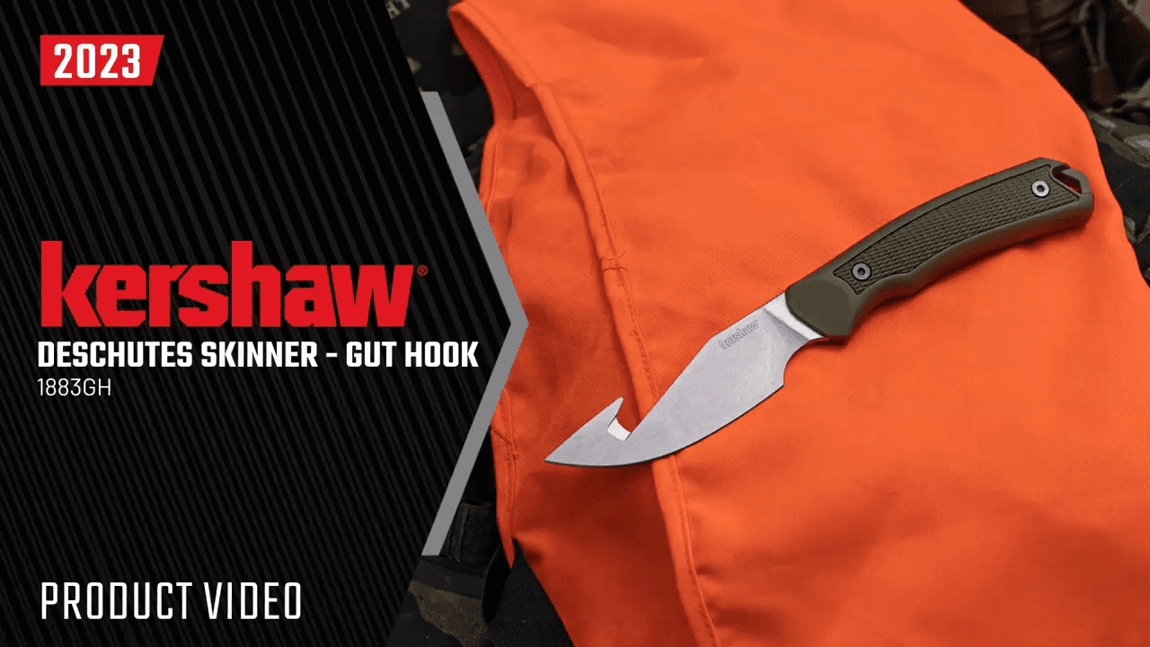 opplanet kershaw deschutes skinner gut hook model 1883gh video