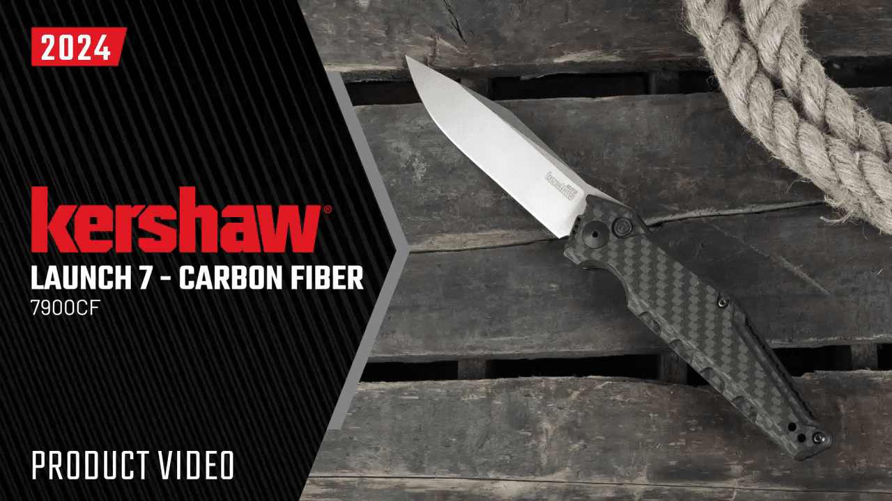 opplanet kershaw launch 7 carbon fiber model 7900cf video