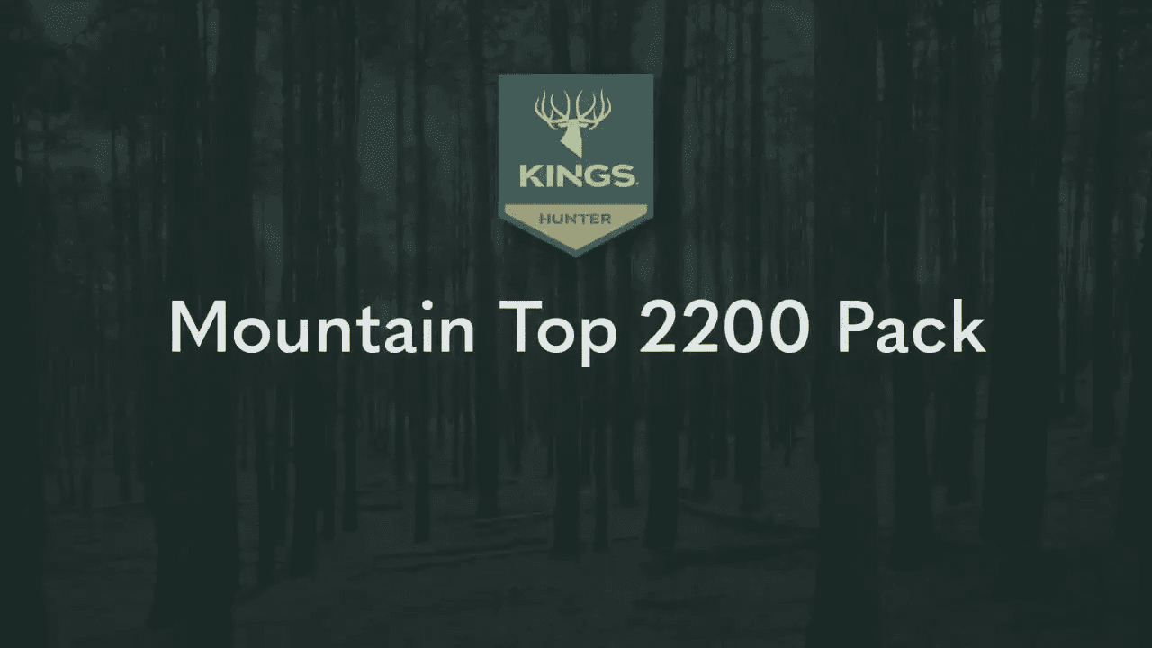 opplanet kings camo mountain top 2200 backpack video