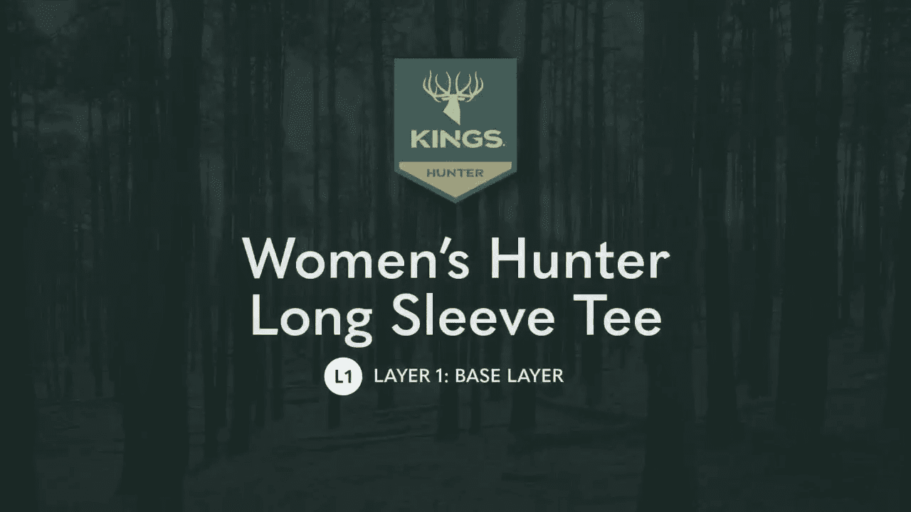 opplanet kings camo womens hunter long sleeve tee video