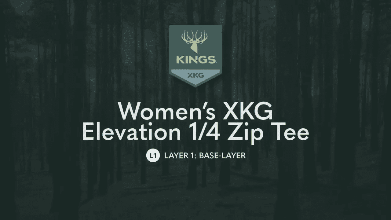 opplanet kings camo womens xkg elevation 1 4 zip tee video