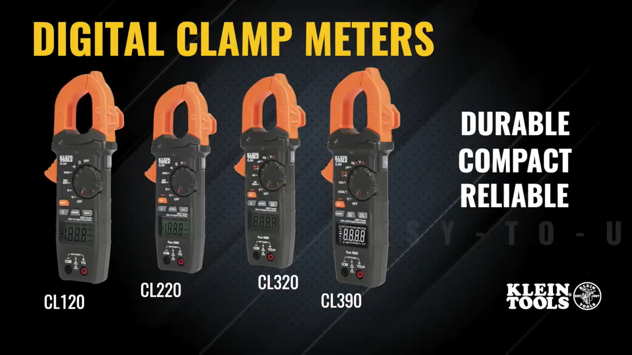 opplanet klein tools clamp meter family video