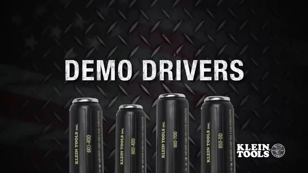 opplanet klein tools demolition screwdrivers video