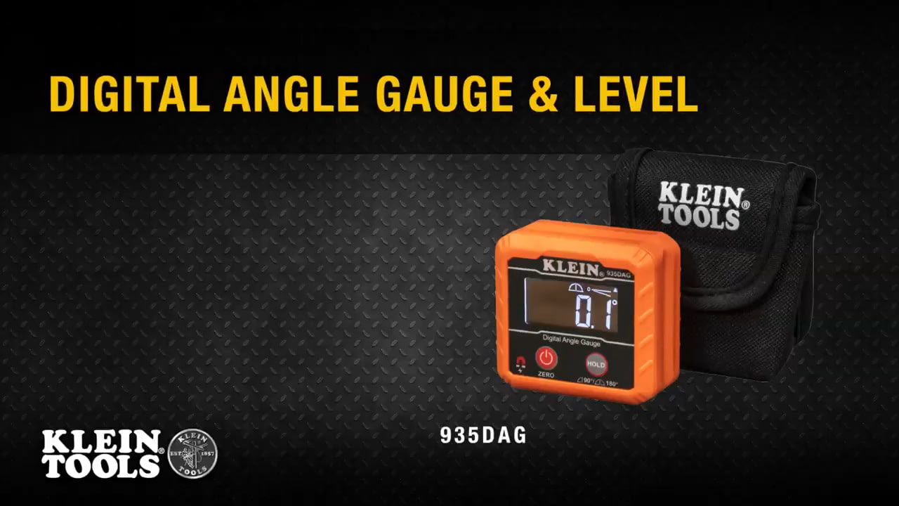 opplanet klein tools digital angle gauge level video