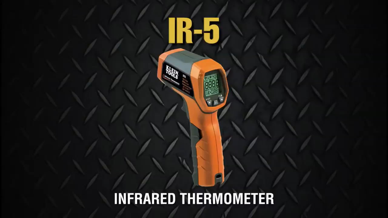 opplanet klein tools ir 5 infrared thermometer video