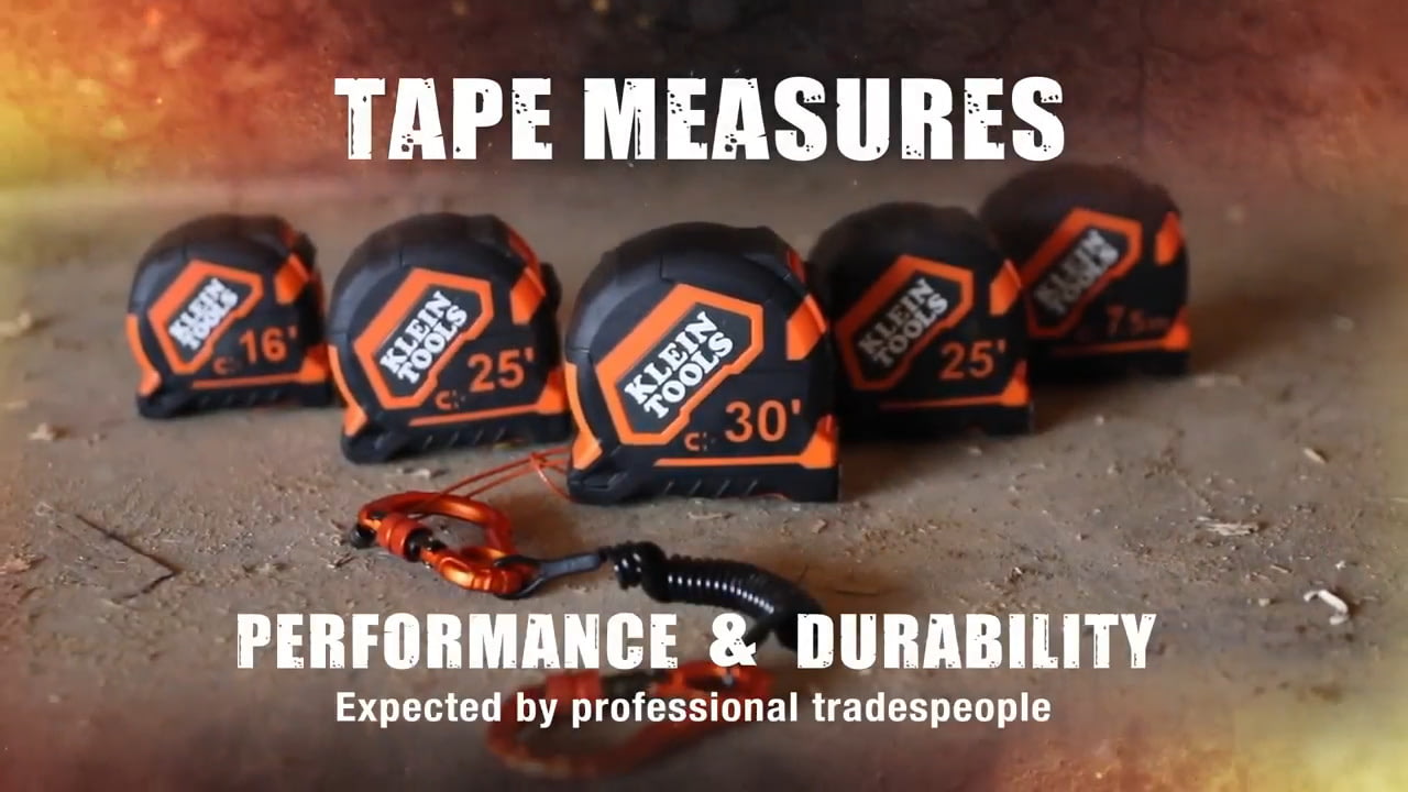 opplanet klein tools tape measures video